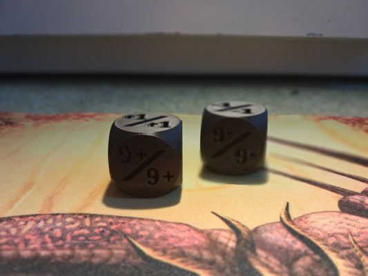 Black Void Counter set of 6